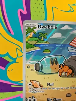 Dwebble 129/086 Sv: Black Bolt Holo Pokemon Card - Image 3