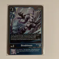 Digimon Card - Strabimon BT7-019 - Rare - Next Adventure - NM - Image 1