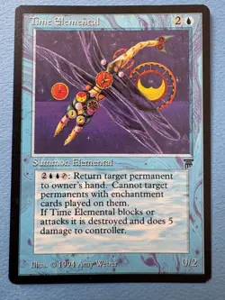 MTG Legends Edition, Time Elemental! 1994 Vintage Magic! EX/NM! - Image 1