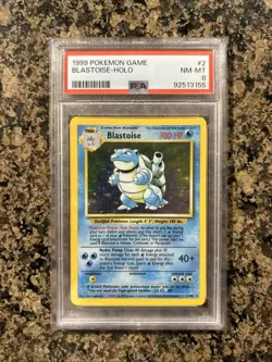 Pokemon TCG Blastoise Base Set Holo Rare Card 2/102 - Image 1