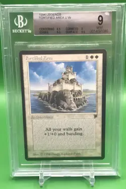 1994 MTG Legends - FORTIFIED AREA - BGS 9 Mint - Image 1
