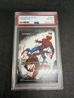 Magic The Gathering Spider-Man #0040 Terminate PSA 10 - Image 1
