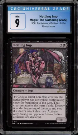 Magic MTG Nettling Imp 30th Anniversary Edition #0114 CGC 9 Mint - Image 1