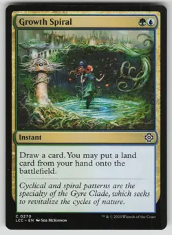 Growth Spiral Common Commander: The Lost Caverns of Ixalan 270 MTG Near Mint - Image 1