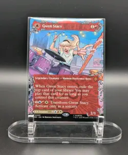 Gwen Stacy (Borderless) M 209 - Marvel's Spider-Man (SPM) - MTG NM - Image 1