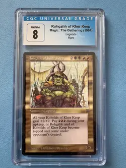 MTG Legends Edition, Roghakh of Kher Keep! 1994 Vintage Magic! CGC 8! - Image 1