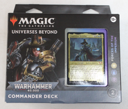MTG Universes Beyond Warhammer 40K Forces of the Imperium Commander Deck - Image 1