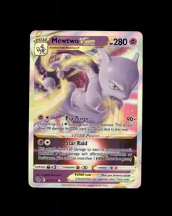 Mewtwo VSTAR 031/078 Holo VSTAR Rare Pokemon GO Pokemon Near Mint - Image 1
