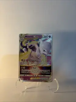 Pokemon Mewtwo VSTAR Holo Ultra Rare TCG Card 031/078 Pokemon Go - Image 1