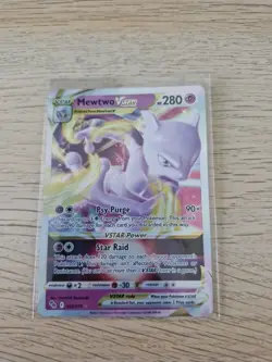 Mewtwo VSTAR Rare VSTAR Holo 031/078 Pokemon GO Pokemon Near Mint - Image 1