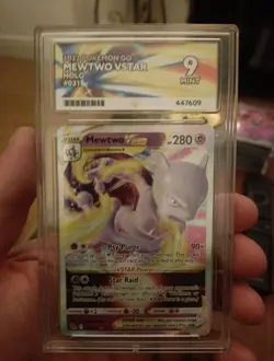 Mewtwo VStar 031/078 Holo Pokemon GO 2022 | Mint 9 Ace Grading - Image 1