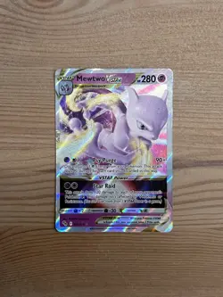 Pokemon TCG Mewtwo VSTAR Half Art Card Pokemon Go 031/078 Holo/ MP See Pictures - Image 1