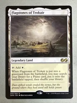 MTG / Flagstones of Trokair / UMA / #243 / Regular / Rare / NM - Image 1