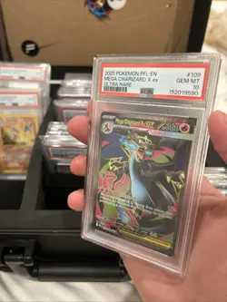 Pokemon 2025 Mega Charizard X ex 109 Ultra Rare Phantasmal Flames GEM MT PSA 10 - Image 4