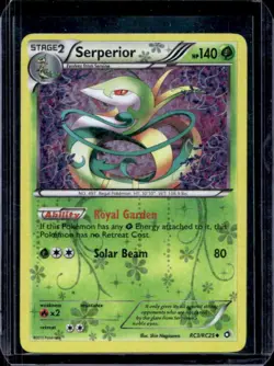 2013 Pokemon Black & White Legendary Treasures Serperior Radiant #RC03/RC25 - Image 1