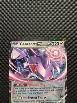 Pokemon TCG Genesect ex 067/086 Sv: Black Bolt Double Rare Near Mint - Image 3
