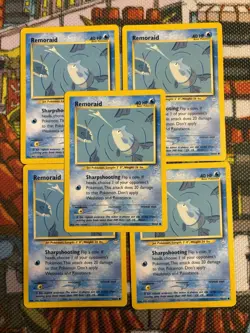 REMORAID 50/64 C NEO REVELATION POKEMON UNLIMITED (x5) - Vintage - Set Of 5 💎🔥 - Image 3