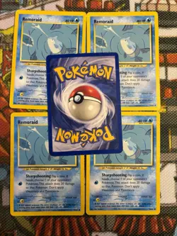 REMORAID 50/64 C NEO REVELATION POKEMON UNLIMITED (x5) - Vintage - Set Of 5 💎🔥 - Image 4