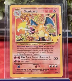 Pokemon TCG Charizard 25th Celebrations Holo Hologram Rare Card 4/102 🔥🐉 - Image 1