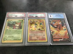 New Pokemon Mystery Box 2 Graded Slabs + 3 Pokemon Packs + 10 Hits Ex V Vstar - Image 5
