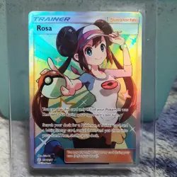 Pokemon Rosa Full Art Ultra Rare 236/236 Sm-Cosmic Eclipse Holo Trainer Card - Image 1