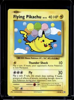 2016 Pokemon XY Evolutions Flying Pikachu #110/108 - Image 1