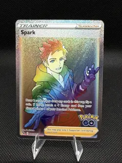 Pokemon TCG Spark Rainbow Holo Card #85/78 Pokemon Go Secret Rare - Image 1