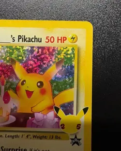TCG POKEMON CELEBRATIONS BIRTHDAY PIKACHU HOLO 24 #2 - Image 5