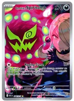 Cynthia's Spiritomb Illustration Rare Pokemon ME: Ascended Heroes 244/217 NM - Image 1
