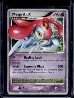 2008 Pokemon Diamond & Pearl Legends Awakened Mesprit LV.X Holo #143/146 - Image 1
