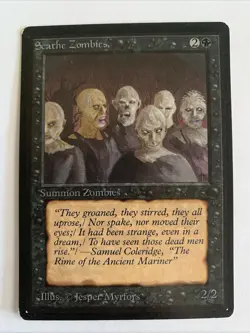 Scathe Zombies Limited Edition - Beta Edition Regular, Magic The Gathering MTG - Image 1