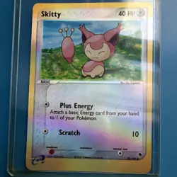 Pokemon TCG Skitty 70/109 EX Ruby & Sapphire Reverse Holo Common 40 HP Basic EN - Image 1
