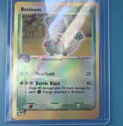 Pokemon TCG Breloom 16/109 Ruby & Sapphire Reverse Holo Rare 70 HP Stage 1 EN - Image 1