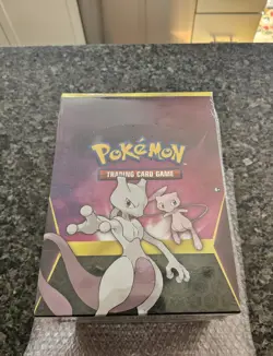 MINT 2019 Pokemon TCG Hidden Fates Mew Mewtwo Pin Collection Sealed Display Case - Image 2