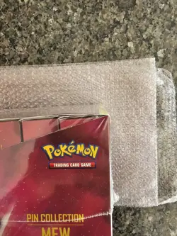 MINT 2019 Pokemon TCG Hidden Fates Mew Mewtwo Pin Collection Sealed Display Case - Image 4