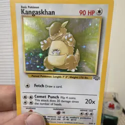 Wizards Pokemon TCG Jungle & Fossil Lot - Kangaskhan, Muk - 2 Cards, English - Image 3
