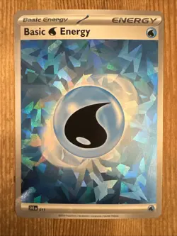 BASIC WATER ENERGY 011 CRACKED ICE TERAPAGOS UPC POKEMON - Image 1