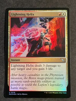 MTG Lightning Helix, NM-Mint, (MKM #0218) Foil - Image 1