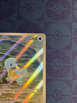 Pokemon Squirtle 170/165 Scarlet & Violet 151 Illustration Rare Full Art Holo - Image 5