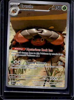 2025 Pokemon Destined Rivals Crustle #186/182 - Image 1