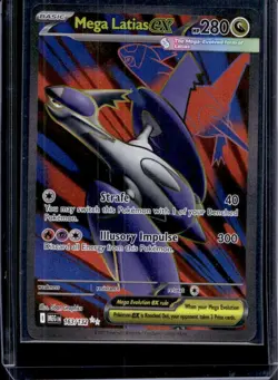 2025 Pokemon Mega Evolution Latias ex Ultra Rare #163/132 - Image 1