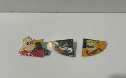 Loungefly Disney Incredibles Blind Box Puzzle Pins - Violet, Dash & Mr. I - Image 1