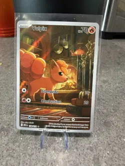 Pokemon TCG Mega Evolutions Vulpix 138/132 Illustration Rare Card - Image 1