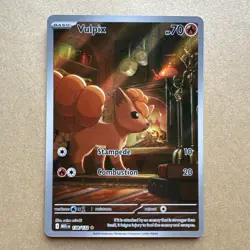 Vulpix 138/132 ME01: Mega Evolution Illustration Rare Pokemon TCG Card NM - Image 1