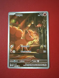 Vulpix 138/132 Mega Evolution Pokemon Card Near Mint Condition - Image 1