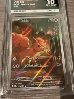 Vulpix 138/132 ACE 10 (PERFECT SUBS) Mega Evolutions Pokemon Card - Image 2