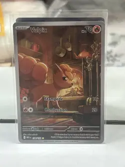 NM! Vulpix 138/132 Illustration Full Art Rare Card Mega Evolutions Pokemon - Image 1