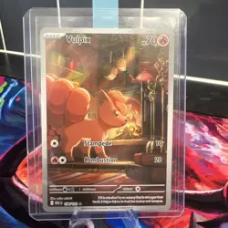 Pokemon TCG Mega Evolution Vulpix Illustration Rare Card 138/132 Near Mint NM - Image 1