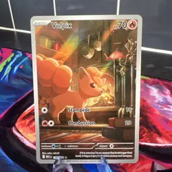 Pokemon TCG Mega Evolution Vulpix Illustration Rare Card 138/132 Near Mint NM - Image 2