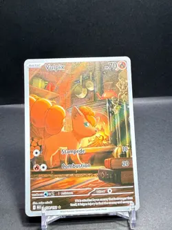 Pokemon TCG Vulpix Mega Evolution 138/132 Illustration Rare Card - Image 1